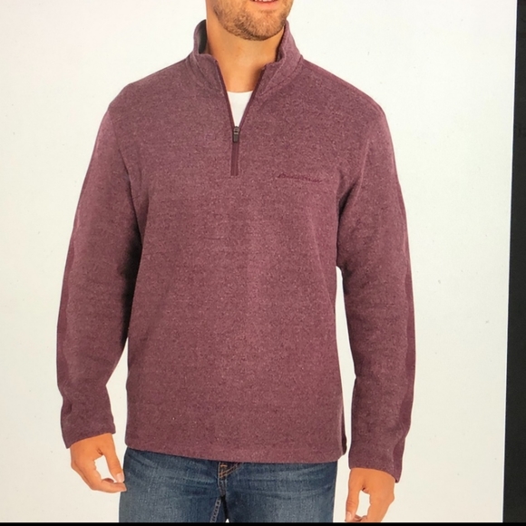 Eddie Bauer Quarter Zip pullover NWT